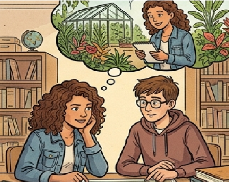 Objetivos: brújula representando las metas vitales